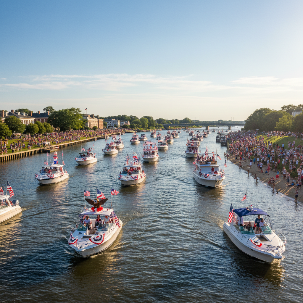 Independence Day Boat Parade — Masonboro Sound